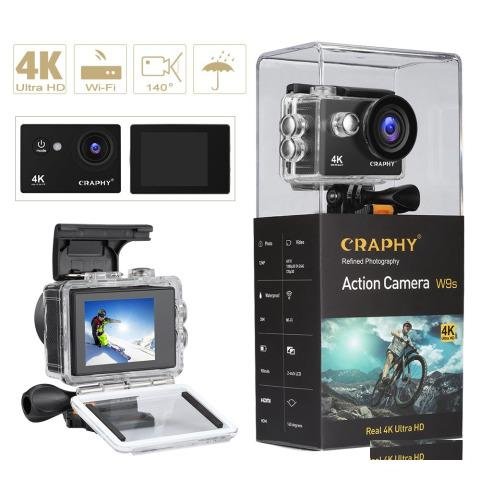 Новая экшн камера Craphy W9SE 4K sports WI-FI