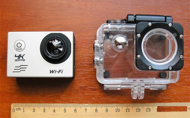 Экшн-камера 4К Ultra HD в водонепроницаемом корпус