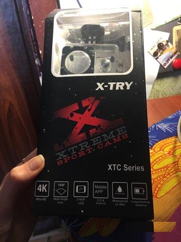 Экшн камера x-try с двумя аккумуляторами