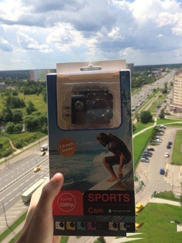 Экшн камера Sport Cam HD 1080 с подводным боксом