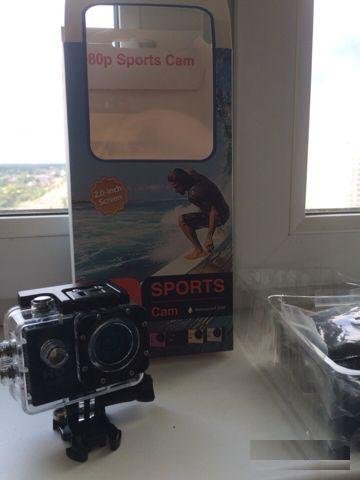 Экшн камера Sport Cam HD 1080 с подводным боксом