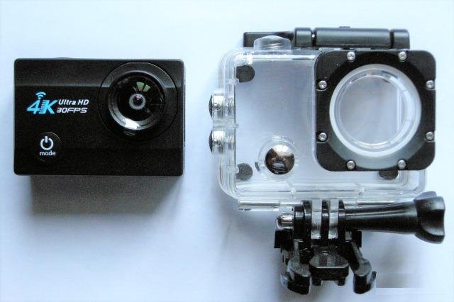 Экшн-камера 4К UltraHD в водонепроницаемом корпусe