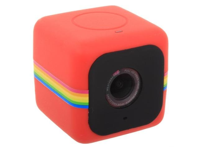 Экшн-камера Polaroid Cube 1xcmos красный