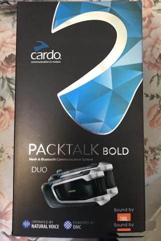 Мотогарнитура Cardo packtalk bold duo jbl