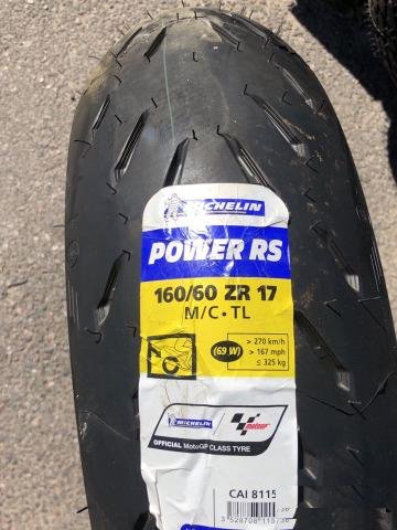 Michelin power RS 120/70/17 и 160/60/17