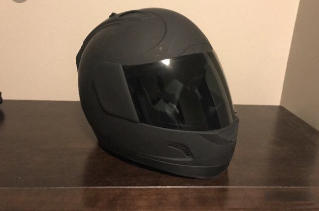 Мотошлем icon alliance dark helmet