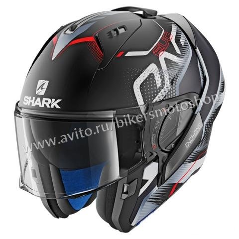 Шлем-модуляр Shark Evo-One 2 Keenser Black-Red