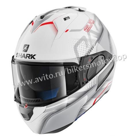 Шлем-модуляр Shark Evo-One 2 Keenser White-Grey