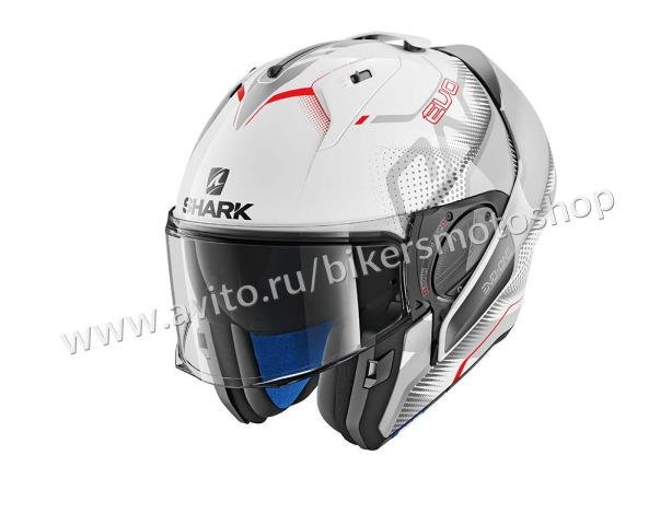 Шлем-модуляр Shark Evo-One 2 Keenser White-Grey