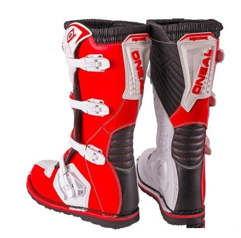 Мотоботы кроссовые Oneal Rider Boot красные