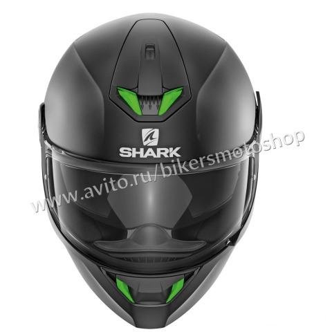 Мотошлем с подсветкой Shark Skwal 2 Black-Mat