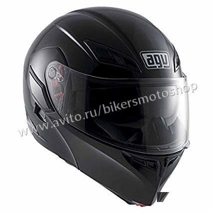 Мотошлем модуляр AGV Numo Black - S