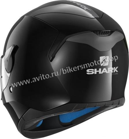 Мотошлем интеграл Shark D-Skwal Black