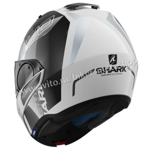 Шлем-модуляр Shark Evo-One 2 Slasher Black-White