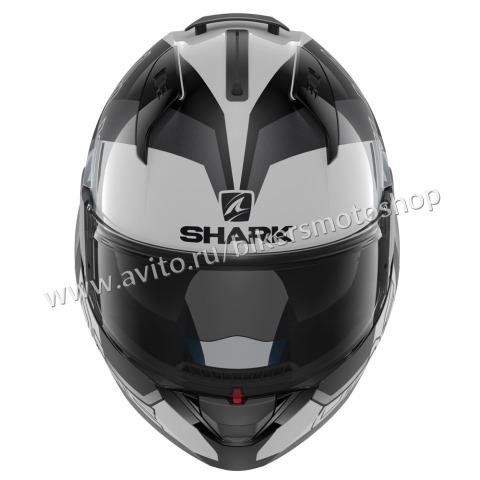 Шлем-модуляр Shark Evo-One 2 Slasher Black-White