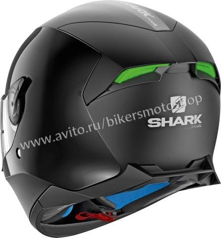 Мотошлем с подсветкой Shark Skwal 2 Dual Black