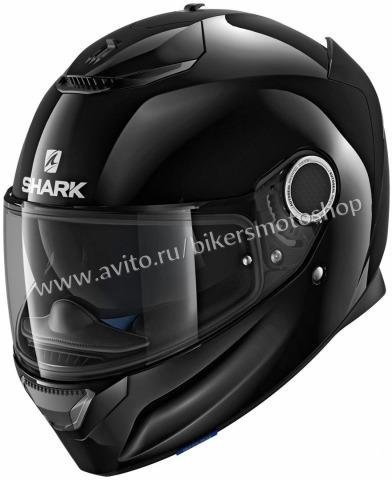 Мотошлем композитный Shark Spartan Black