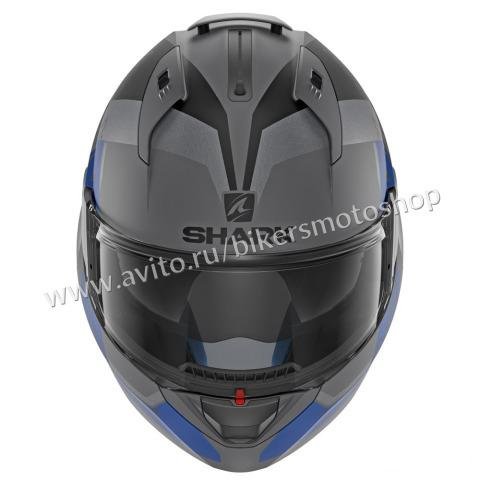 Шлем-модуляр Shark Evo-One 2 Slasher Grey-Blue