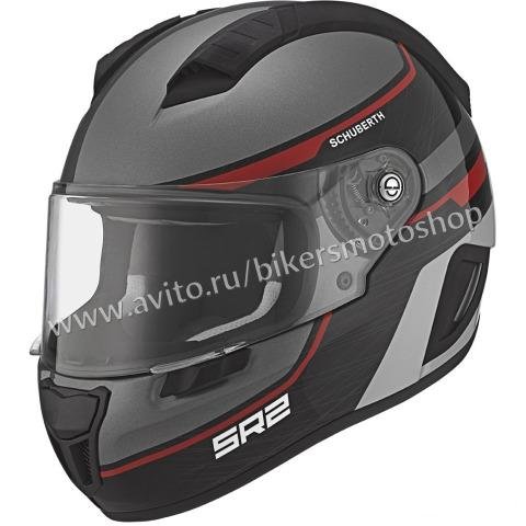 Мотошлем интегральный Schuberth SR2 Grey-Red