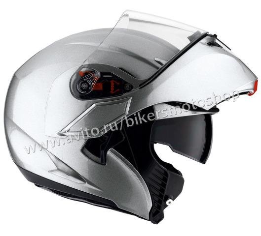 Мотошлем модуляр AGV Numo Silver - XL