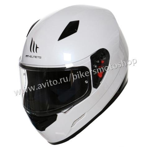 Мотошлем MT Mugello Solid White