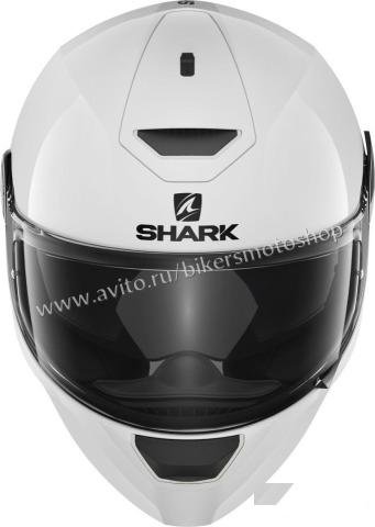 Мотошлем интеграл Shark D-Skwal White