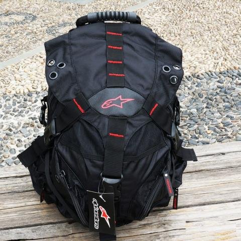 Моторюкзак сумка Alpinestars черный/красный новый