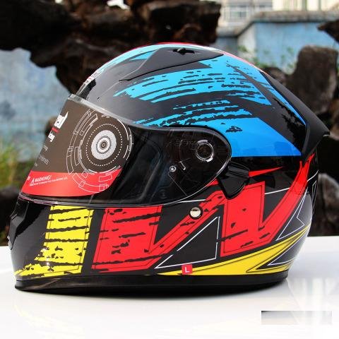 Шлем мото Tanked Racing с очками M L новый